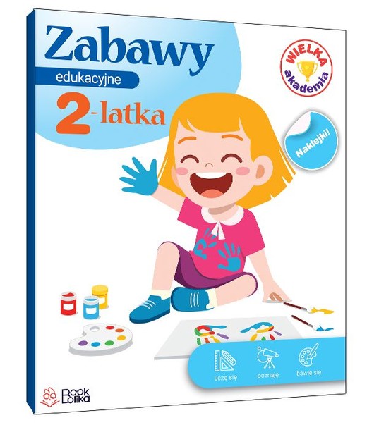 okładka Zabawy edukacyjne 2-latka. Wielka Akademia książka | Majewska Monika