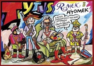 okładka Tytus, Romek i A’tomek w Bitwie Warszawskiej 1920 roku. Z wyobraźni Papcia Chmiela narysowani wyd. 2023 książka | Henryk Chmielewski (Papcio Chmiel)