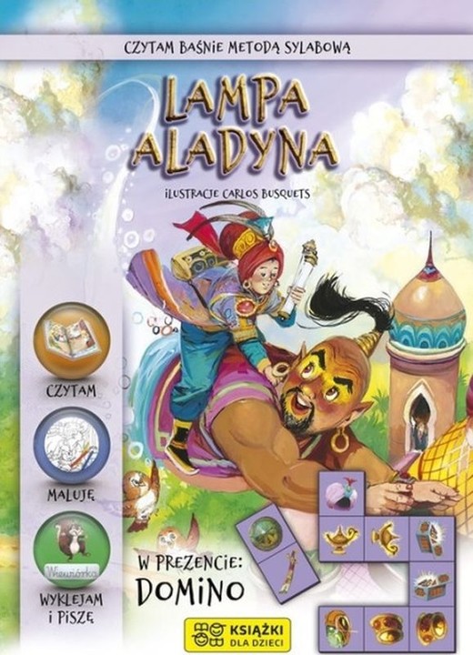 okładka Lampa Aladyna. Czytam baśnie metodą sylabową książka | Beata Wojciechowska-Dudek