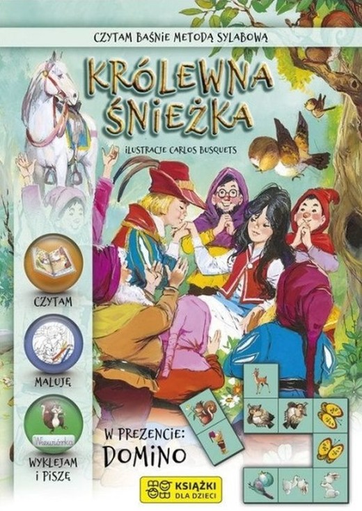 okładka Królewna Śnieżka. Czytam baśnie metodą sylabową książka | Beata Wojciechowska-Dudek