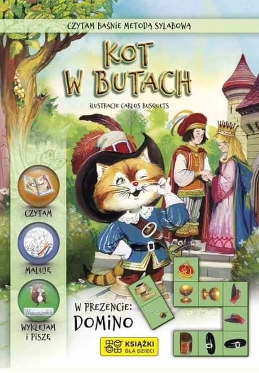 okładka Kot w butach. Czytam baśnie metodą sylabową książka | Beata Wojciechowska-Dudek