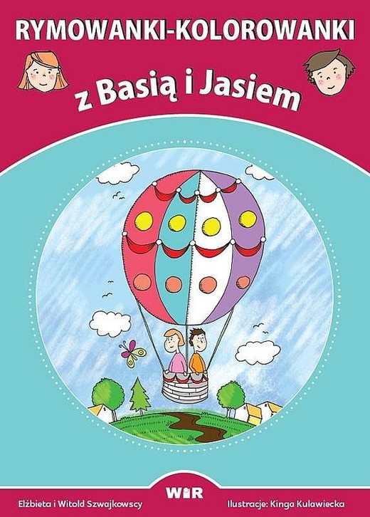 okładka Rymowanki-kolorowanki z Basią i Jasiem książka | Elżbieta Szwajkowska, Witold Szwajkowski