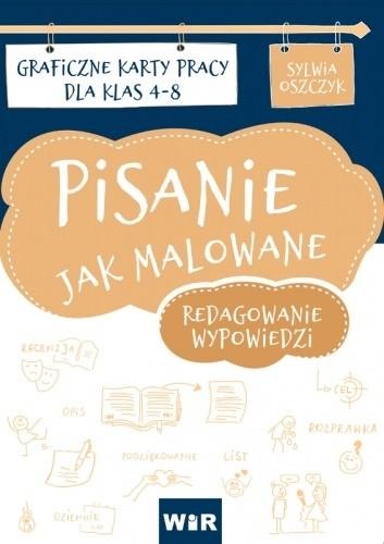okładka Pisanie jak malowane klasy 4-8 książka