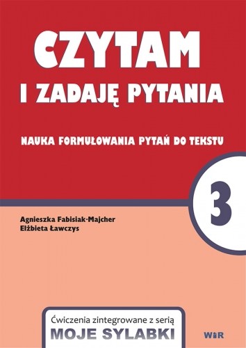 okładka Moje sylabki - czytam i zadaję pytania część 3 książka