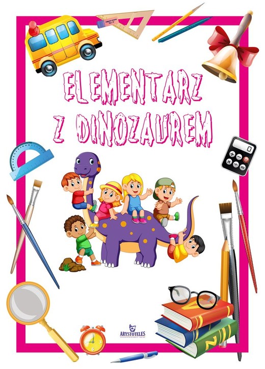 okładka Elementarz z dinozaurem książka | Monika Matusiak