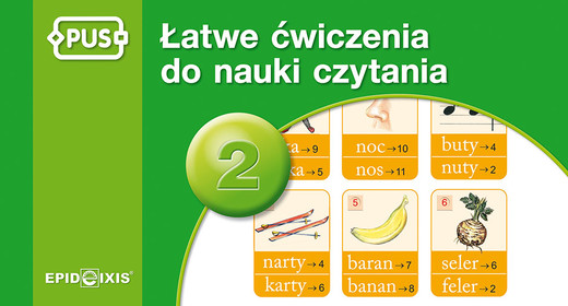 okładka PUS Łatwe ćwiczenia do nauki czytania część 2 książka