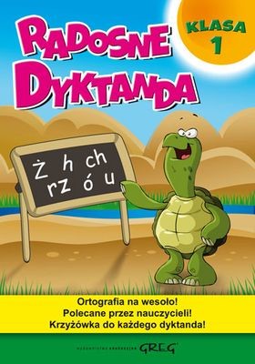 okładka Radosne dyktanda klasa 1 książka | Opracowanie zbiorowe