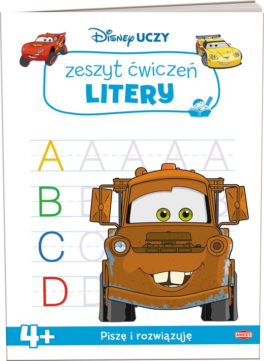 okładka Disney uczy Auta Litery UDZ-9305 książka