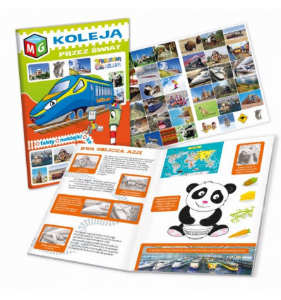 okładka Koleją przez świat książka | Opracowanie zbiorowe