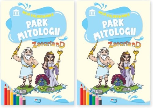 okładka Moja kolorowanka Park mitologi książka