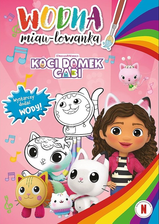 okładka Wodna miau-lowanka. Koci Domek Gabi książka