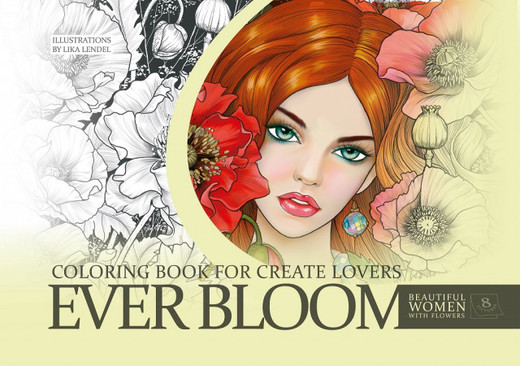 okładka Kolorowanka kreatywna A4 zielona książka