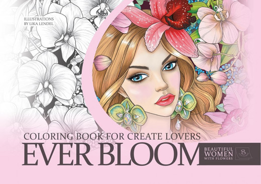 okładka Kolorowanka kreatywna A4 różowa książka