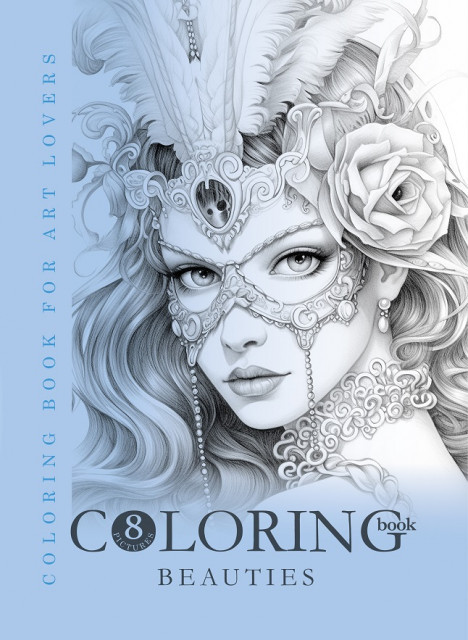 okładka Kolorowanka kreatywna A4 maska książka