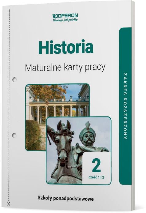 okładka Historia 2 Maturalne karty pracy Część 1 i 2 Zakres rozszerzony Szkoła ponadpodstawowa książka | Dawidziuk Marek