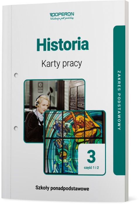 okładka Historia 3 Karty pracy Część 1 i 2 Zakres podstawowy książka | Adam Balicki