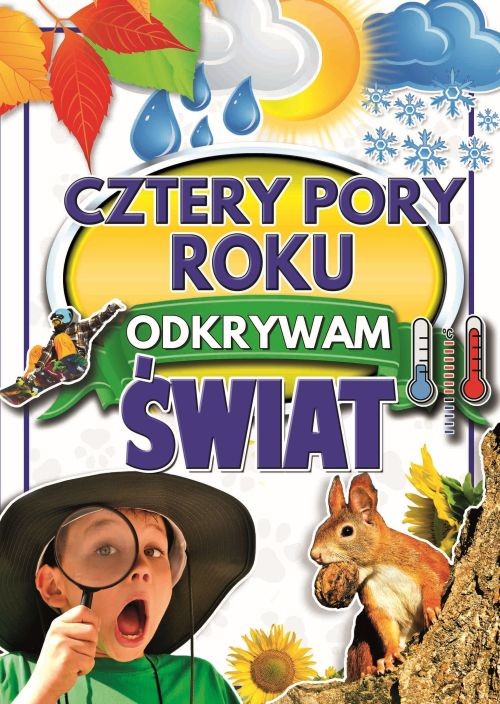 okładka Cztery pory roku Odkrywam świat książka | Joanna Werner