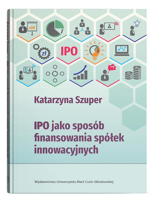 okładka IPO jako sposób finansowania spółek innowacyjnych książka