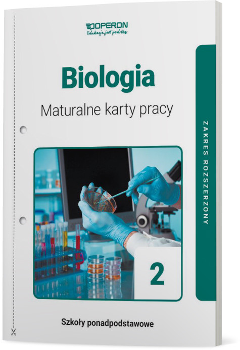 okładka Biologia 2 Maturalne karty pracy Zakres rozszerzony Szkoła ponadpodstawowa książka