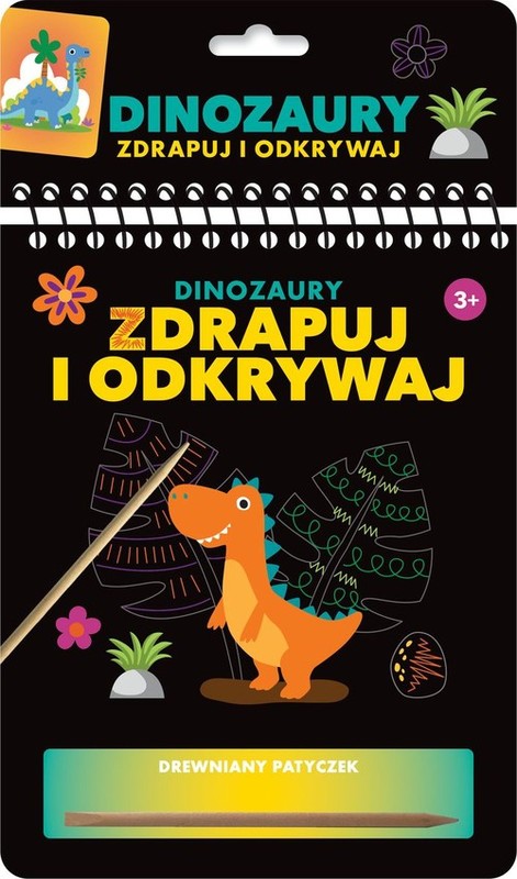 okładka Zdrapuj i odkrywaj Dinozaury książka