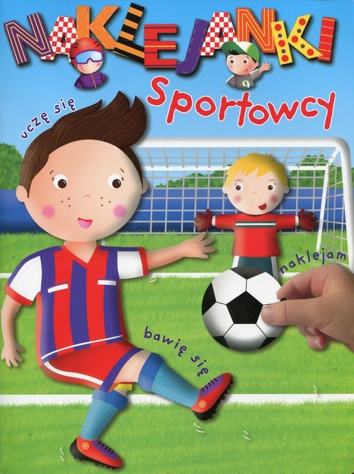 okładka Naklejanki Sportowcy książka