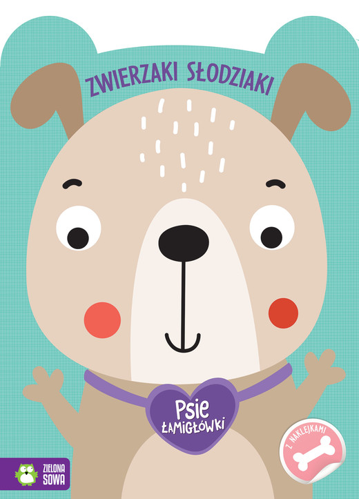 okładka Psie łamigłówki. Zwierzaki słodziaki książka