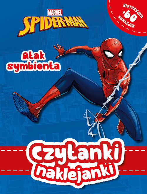 okładka Czytanki naklejanki. Atak symbionta. Marvel Spider-Man książka