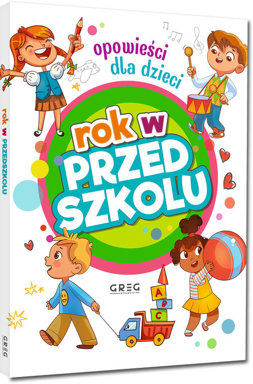 okładka Rok w przedszkolu. Opowieści dla dzieci książka | Agnieszka Antosiewicz