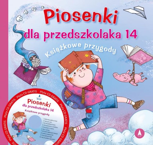 okładka Książkowe przygody. Piosenki dla przedszkolaka 14 książka