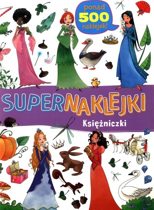 okładka Supernaklejki Księżniczki książka