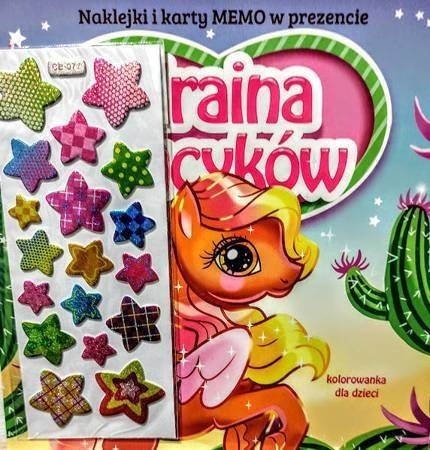 okładka Kraina kucyków. Kolorowanka dla dzieci książka