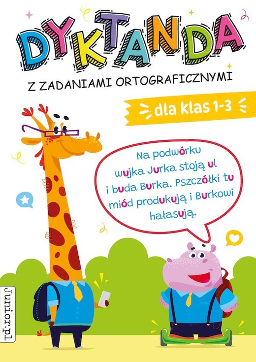 okładka Dyktanda z zadaniami ortograficznymi dla klas 1-3 książka