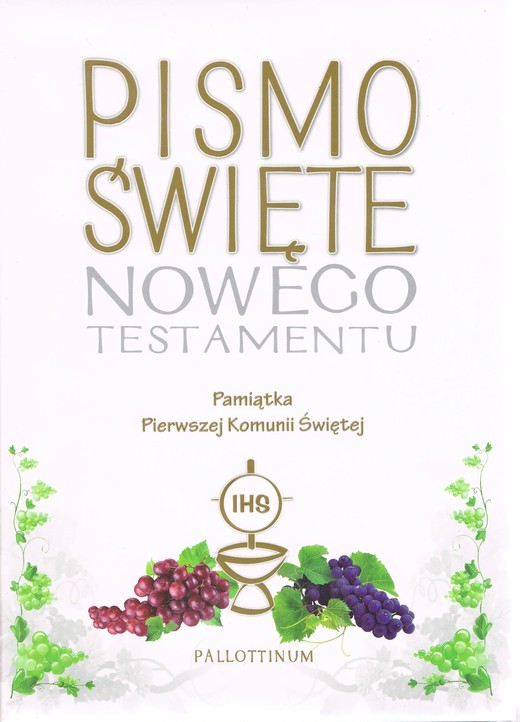 okładka Pismo Święte - Nowego Testamentu z ilustracjami ( komunia) książka