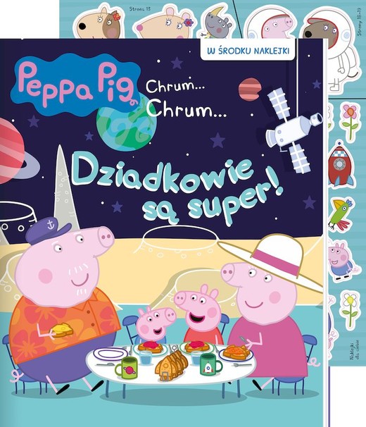 okładka Dziadkowie są super! Świnka Peppa. Chrum... Chrum... książka