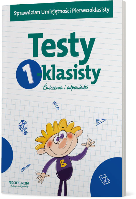okładka Testy 1-klasisty Ćwiczenia i odpowiedzi książka