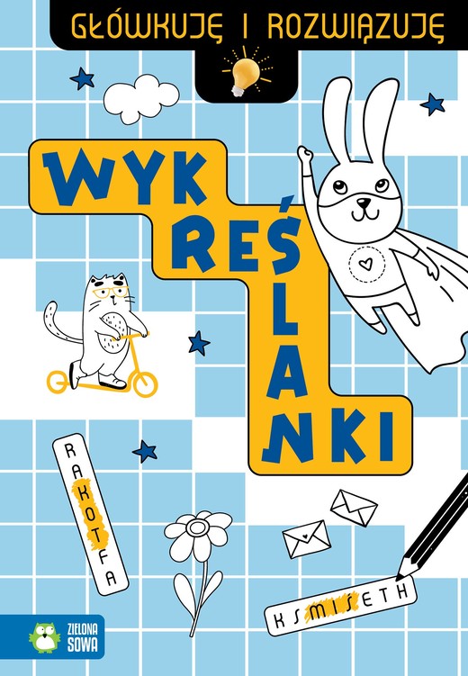 okładka Wykreślanki. Główkuję i rozwiązuję książka