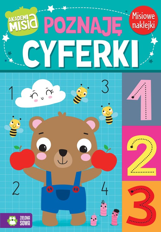 okładka Poznaję cyferki. Akademia Misia książka