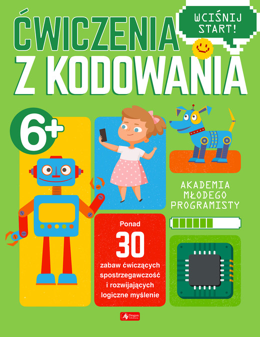 okładka Akademia młodego programisty. Ćwiczenia z kodowania książka
