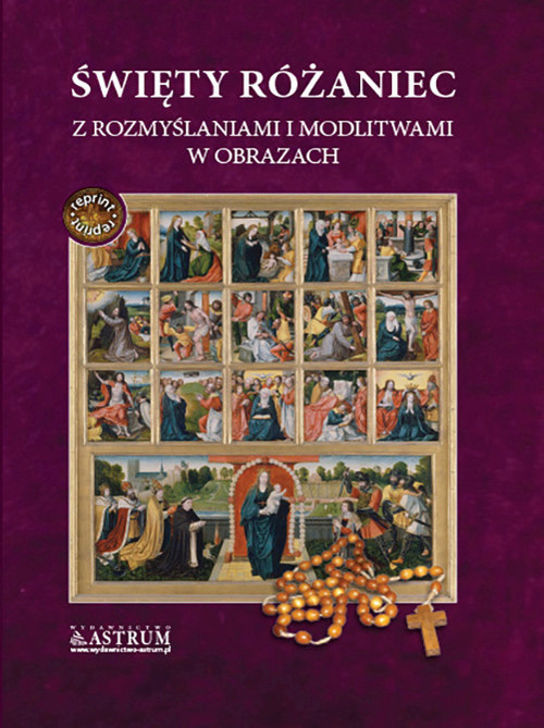 okładka Święty różaniec z rozmyślaniami i modlitwami w obrazach książka