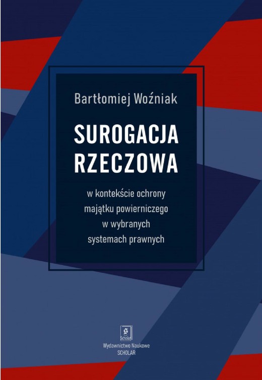 okładka Surogacja rzeczowa ebook | pdf | Bartłomiej Woźniak