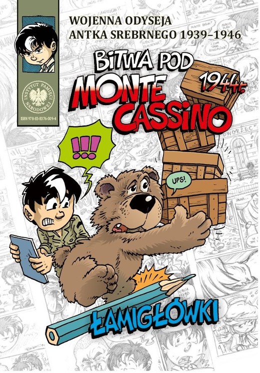 okładka Bitwa pod Monte Cassino 1944 r. Łamigłówki książka