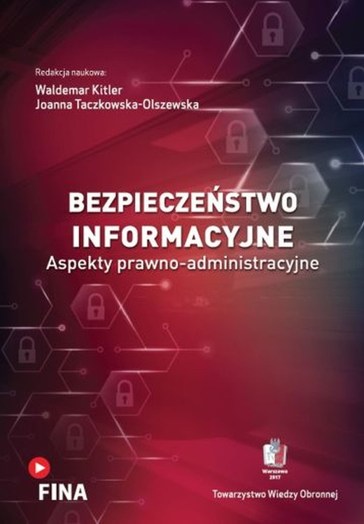 okładka Bezpieczeństwo informacyjne. Aspekty prawno-administracyjne ebook | pdf | Waldemar Kitler