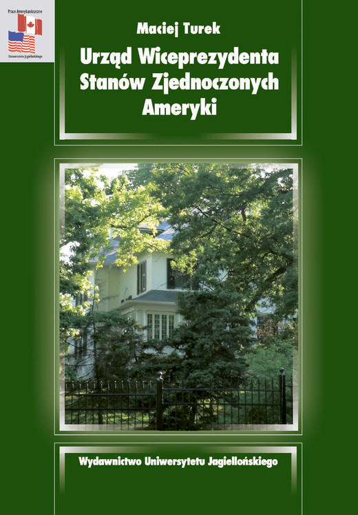 okładka Urząd Wiceprezydenta Stanów Zjednoczonych Ameryki ebook | pdf | Maciej Turek