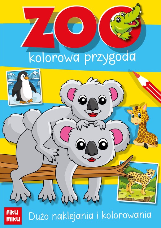okładka Zoo. Kolorowa przygoda książka