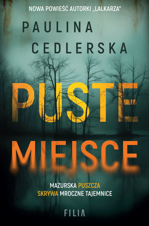 okładka Puste miejsce Wielkie Litery książka | Paulina Cedlerska