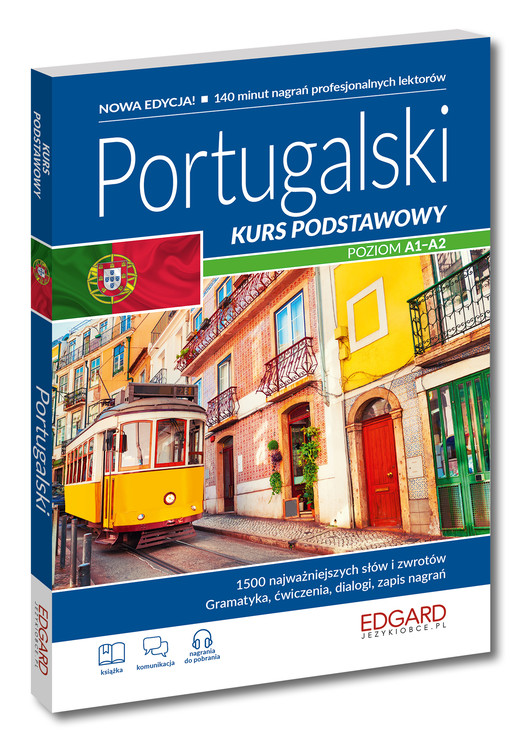 okładka Portugalski. Kurs podstawowy. Poziom A1-A2 książka