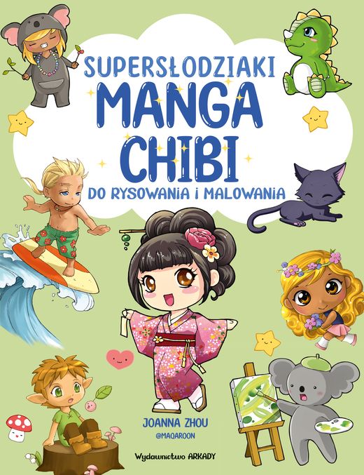 okładka Supersłodziaki MANGA CHIBI. Do rysowania i malowania. Manga Chibi książka