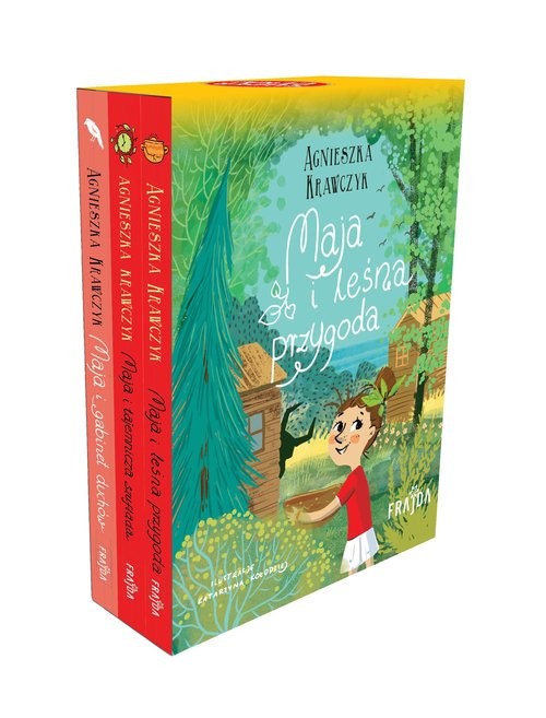 okładka Pakiet: Maja i tajemnicza szuflada / Maja i gabinet duchów / Maja i leśna przygoda książka | Agnieszka Krawczyk