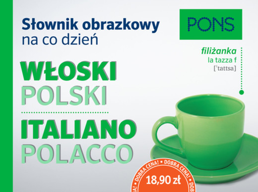 okładka Słownik obrazkowy na co dzień włoski-polski PONS książka | Opracowanie zbiorowe