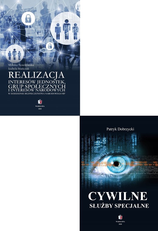 okładka SŁUŻBY SPECJALNE W REALIZACJI INTERESÓW NARODOWYCH RP Pakiet 2 książki ebook | mobi, pdf | Monika Nowikowska, Patryk Dobrzycki, Izabela Stańczuk